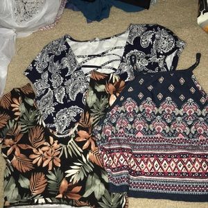 Cute Patterned Crop Top bundle!
